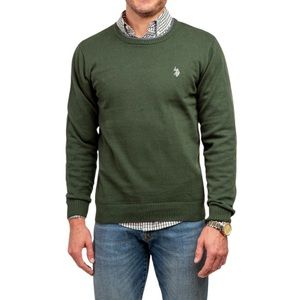U.S. Polo Association Solid Jersey Crew Neck Sweater